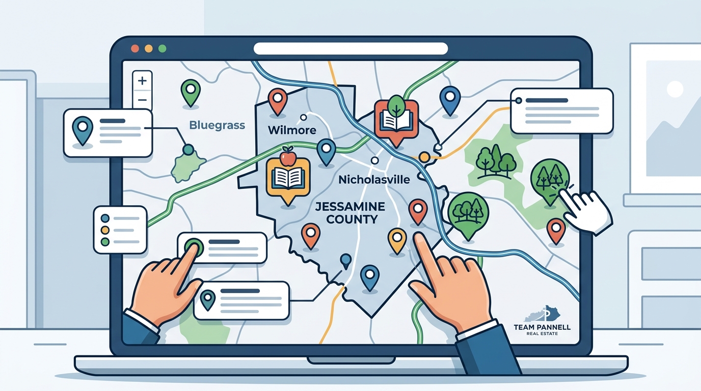 How to Use Interactive Map Search for Jessamine County Real Estate