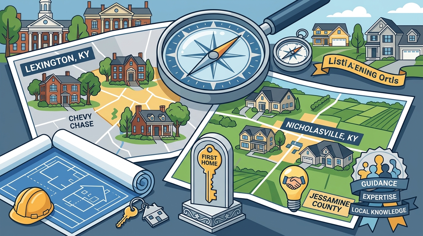 Finding the Best Real Estate Agents for First-Time Buyers in Nicholasville and Lexington