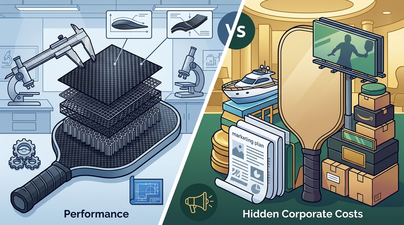 High-Performance Pickleball Paddles: The Truth About Zero Corporate Overhead