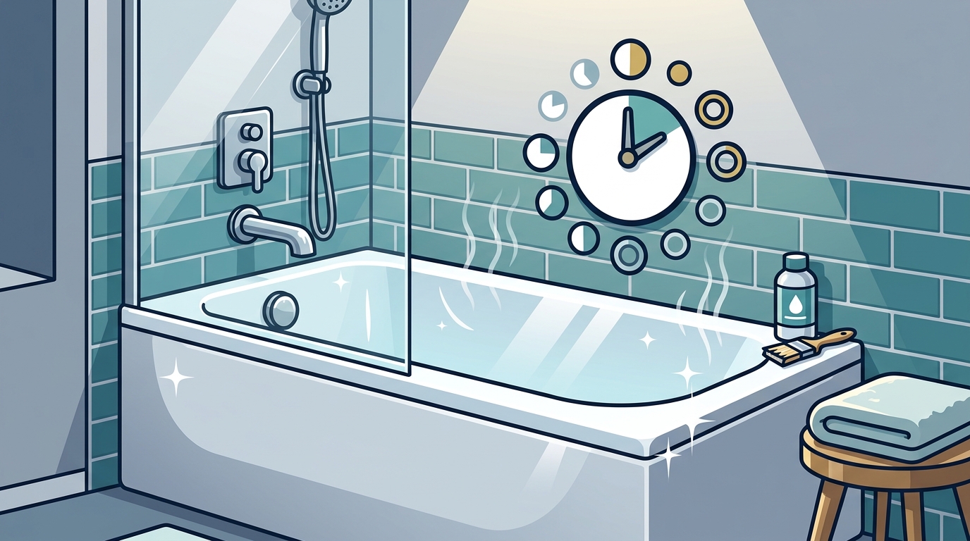 Bathtub Reglazing Drying Time: When Can You Use Your Tub?