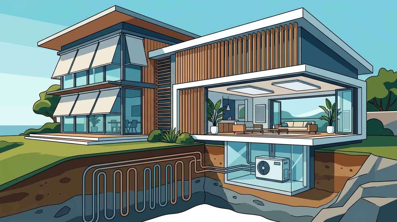 Passive Cooling & Geothermal Systems for Luxury Homes