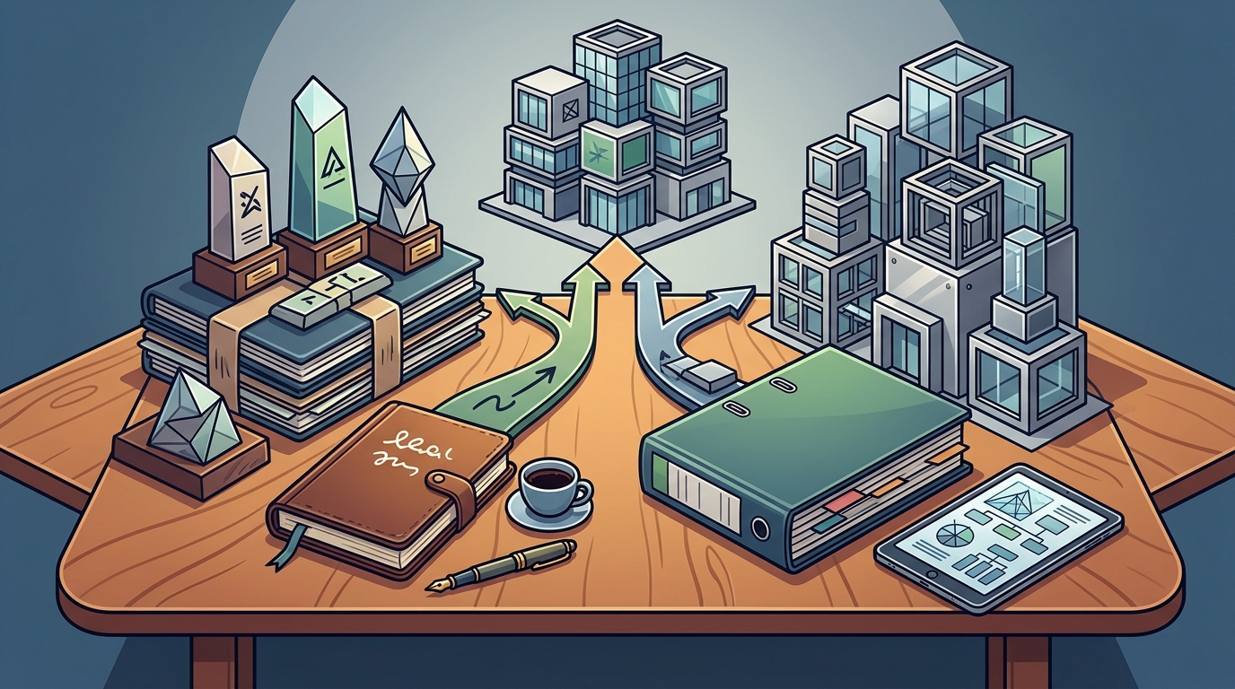 Small Agency Owner Mentor vs. Large Firm Consultant: A Decision Framework for Scaling Your Boutique Creative Shop