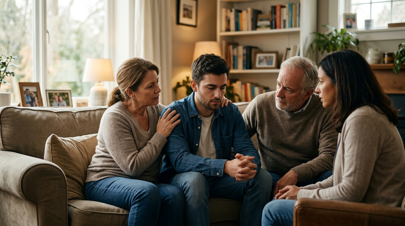 How can I professionally stage an intervention for a family member struggling with substance abuse? Intervention365.com - intervention365.co