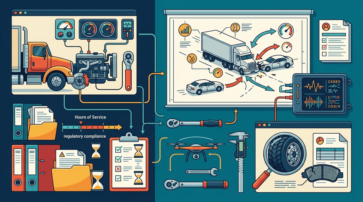How a Legal Team Investigates Negligence in Trucking and Transportation Accidents