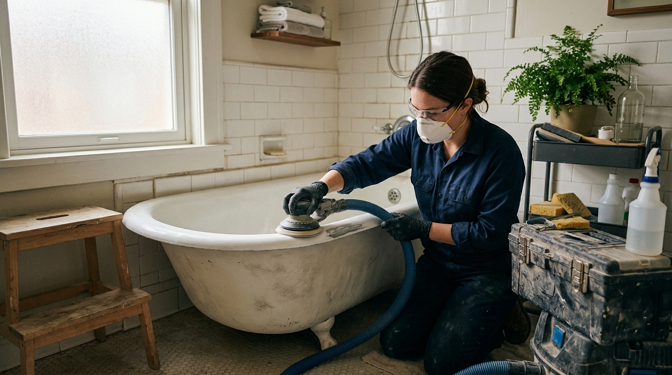 How to Prepare a Bathroom Surface for Reglazing: The Complete Step-by-Step Process