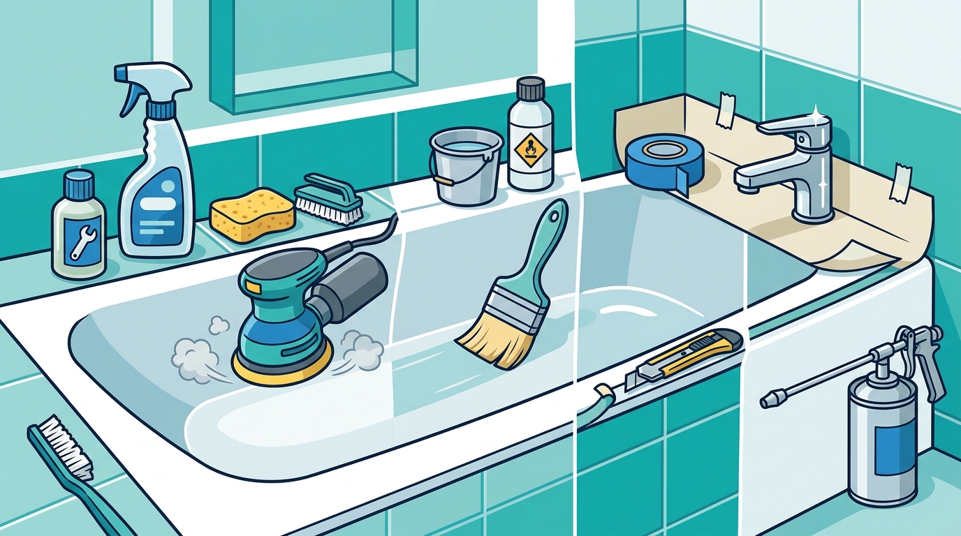 How to Prepare a Bathroom Surface for Reglazing: The Complete Step-by-Step Process