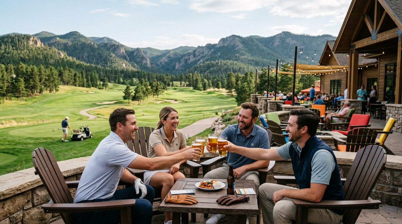 Golf Courses Near Rapid City With an On-Site Sports Bar, Grill & Outdoor Seating