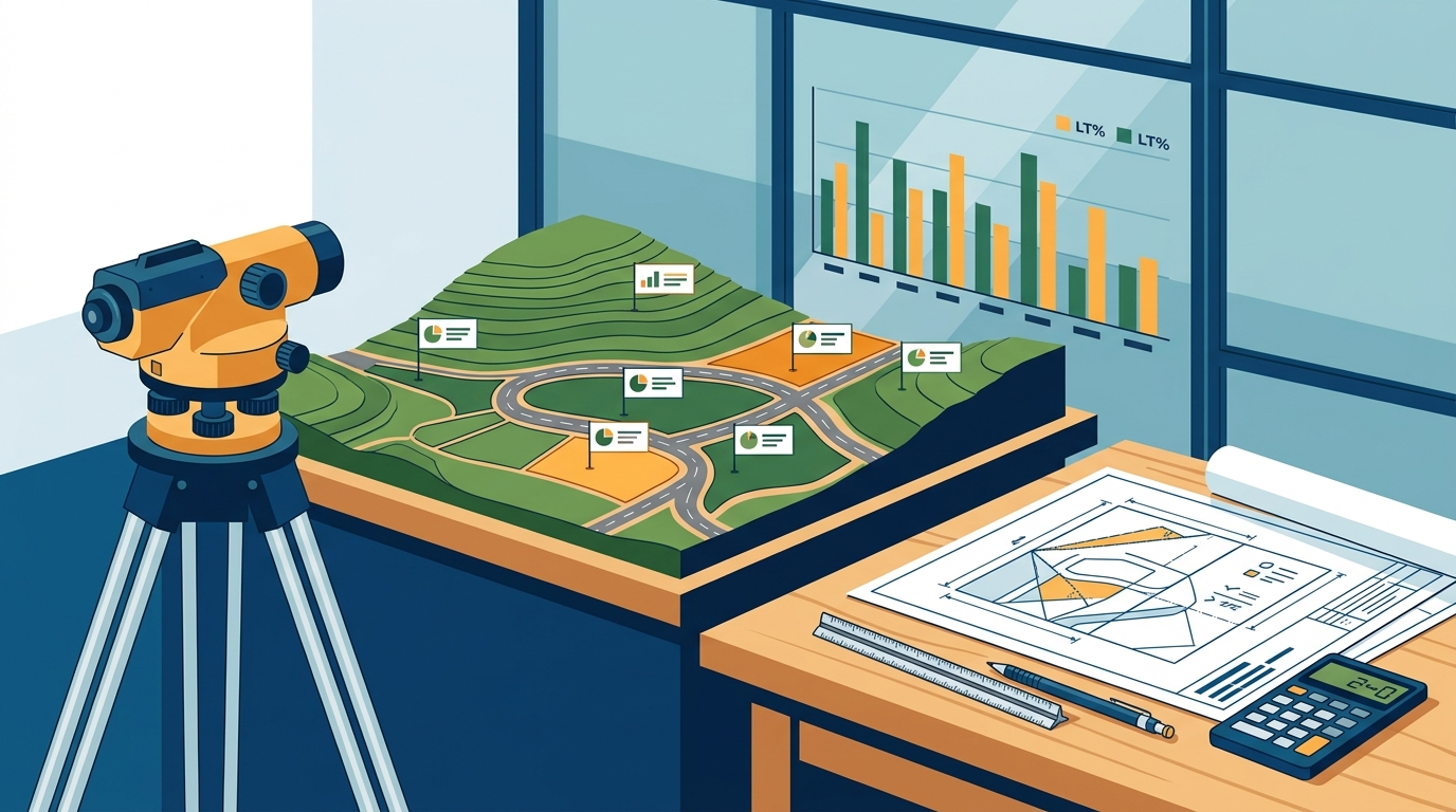 How Private Money Lenders Determine the Maximum Loan-to-Value Ratio for Land Development