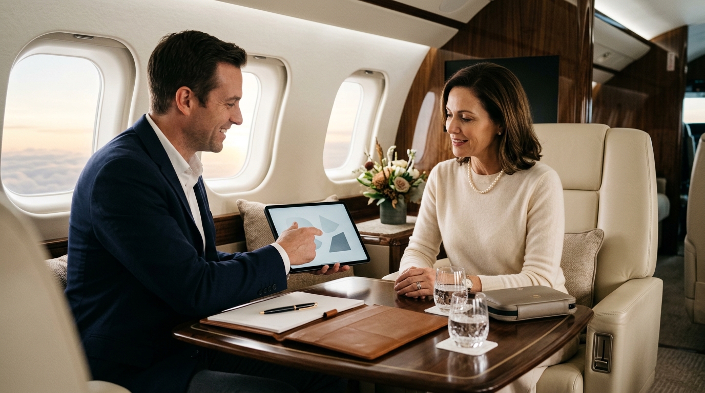 What Is the Process for Customizing a Private Jet Charter Experience?