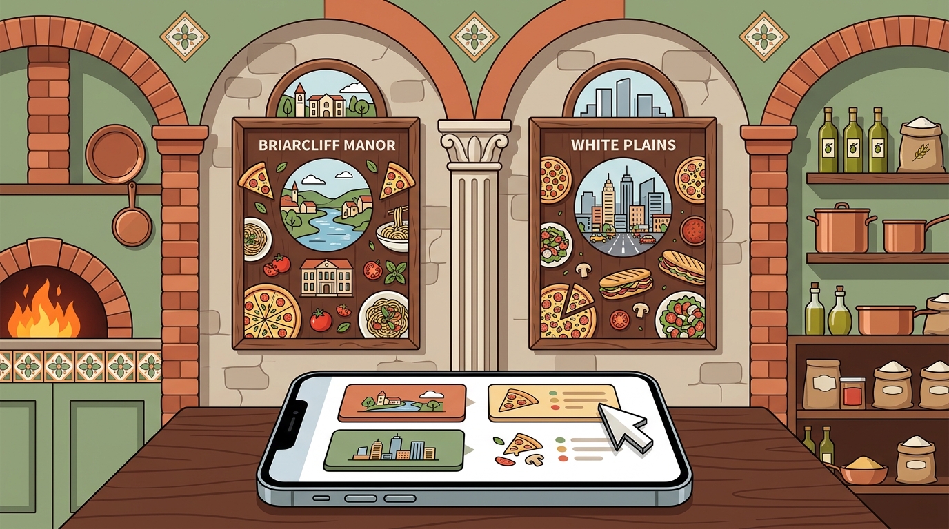 How to Find the Menu for a Specific Euro Pizzeria Location on the Website