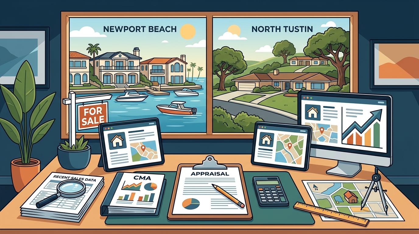 How to Determine the Value of Your Home in Newport Beach or North Tustin