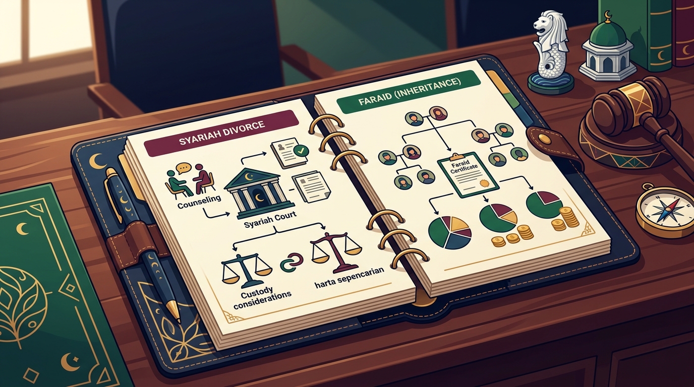 How the Syariah Law Process Works for Muslim Divorce and Inheritance in Singapore