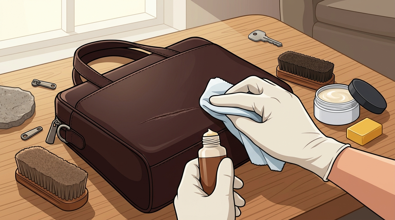 How to Remove Surface Scratches from a Premium Leather Bag at Home