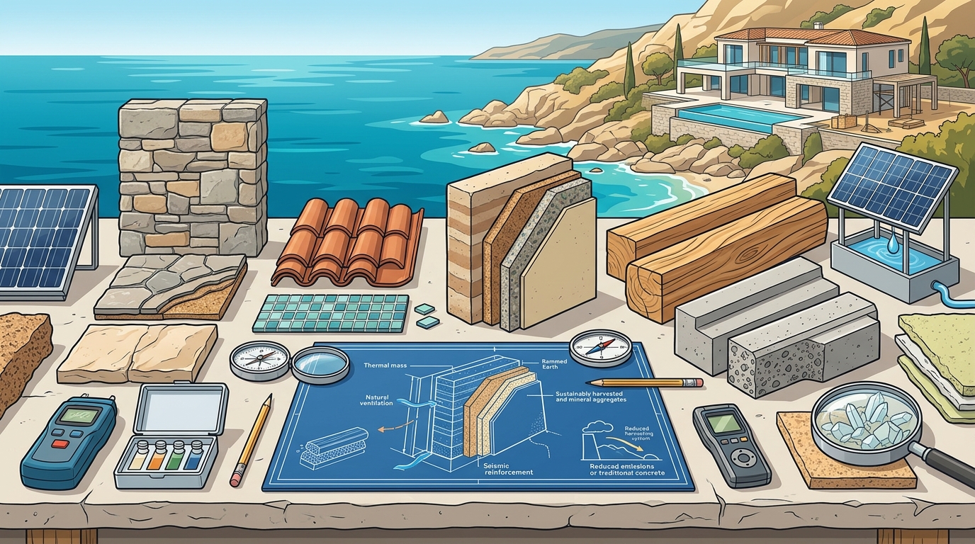 Sustainable Materials for High-End Coastal Homes in the Mediterranean: An Architect's Selection Guide