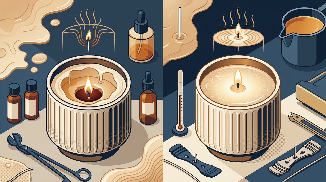What Causes Tunneling in Handmade Candles and How to Prevent It