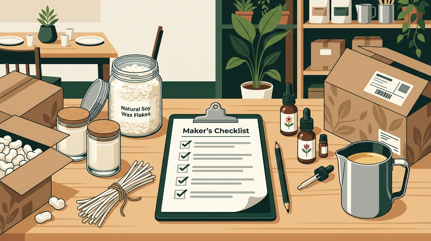 Eco-Friendly Candle Making Supplies: A Maker's Checklist for Shopping Sustainably Online
