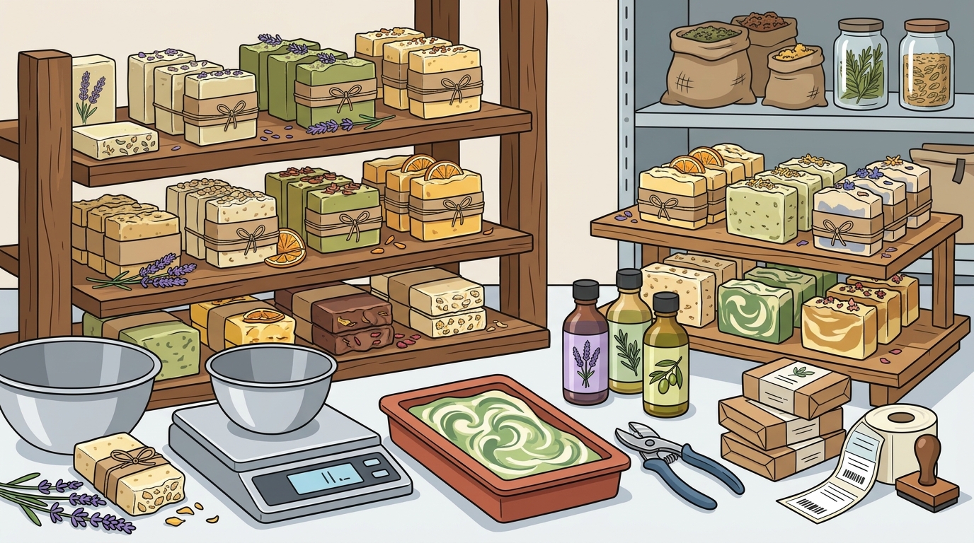 Essential Steps to Start a Small Soap-Making Business in 2025