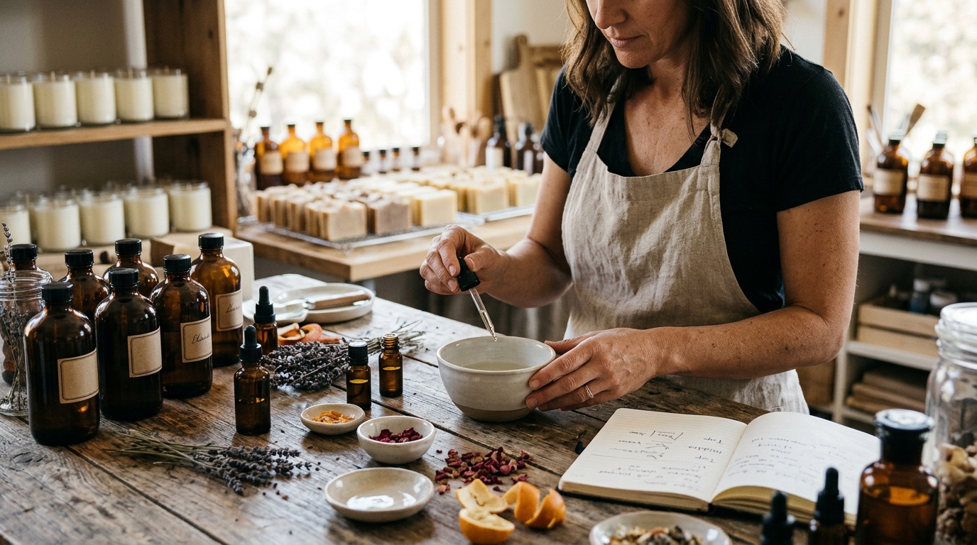 How to Create Custom Fragrance Blends for Homemade Candles, Soaps & More