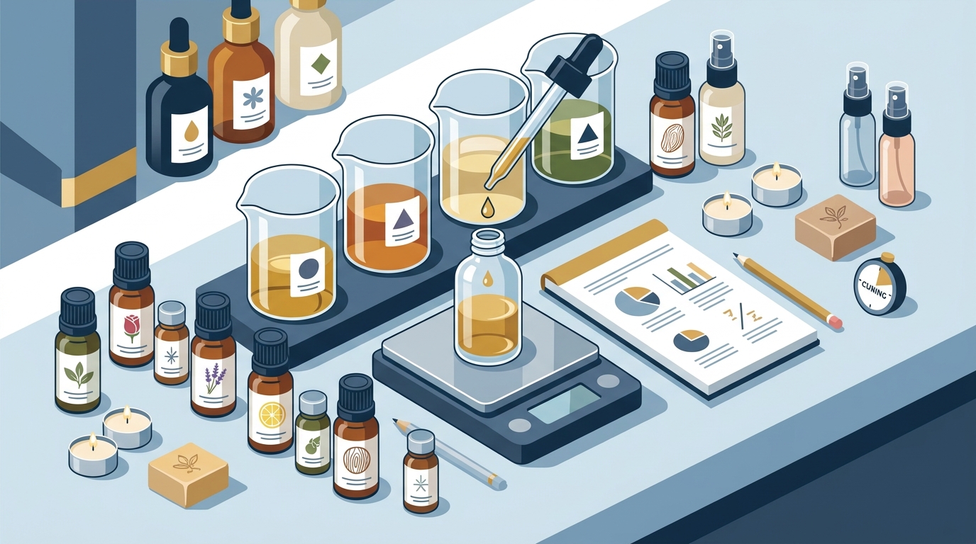 How to Create Custom Fragrance Blends for Homemade Candles, Soaps & More