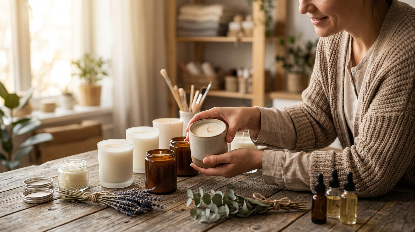 Best Waxes for Strong Scent Throw in Container Candles