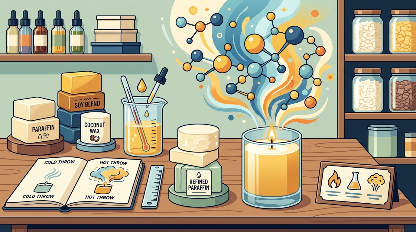 Best Waxes for Strong Scent Throw in Container Candles
