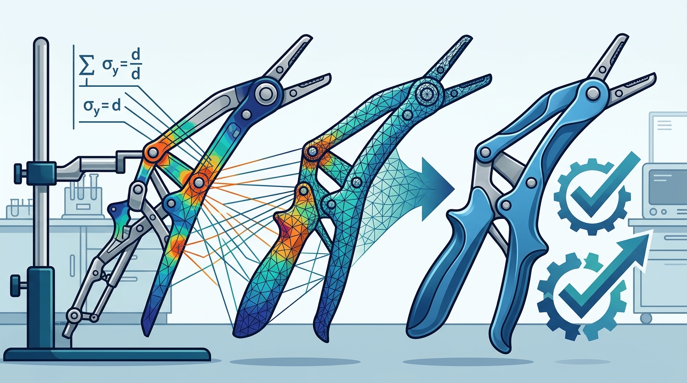 How to Implement FEA and Analytical Engineering to Optimize a Surgical Instrument Design
