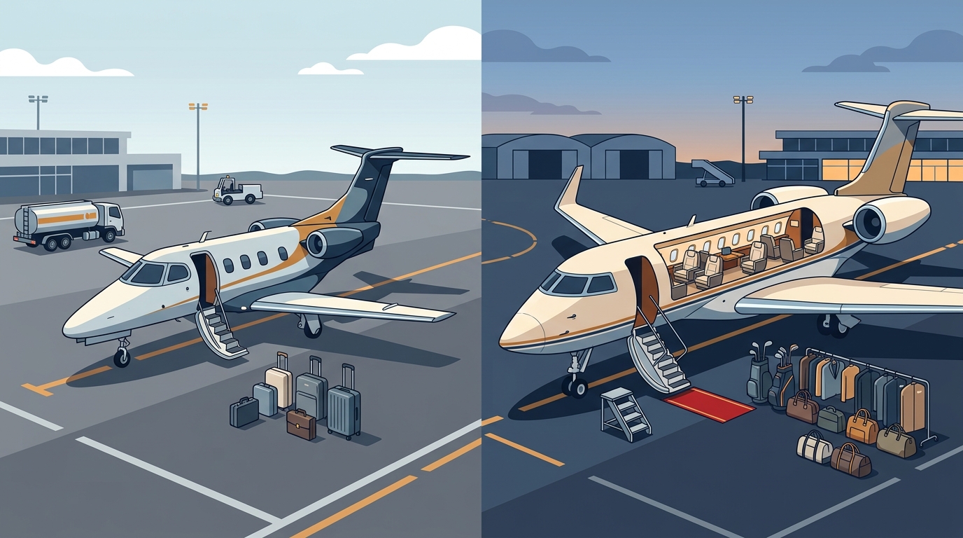 How to Choose the Right Private Jet for Your Route and Passenger Count