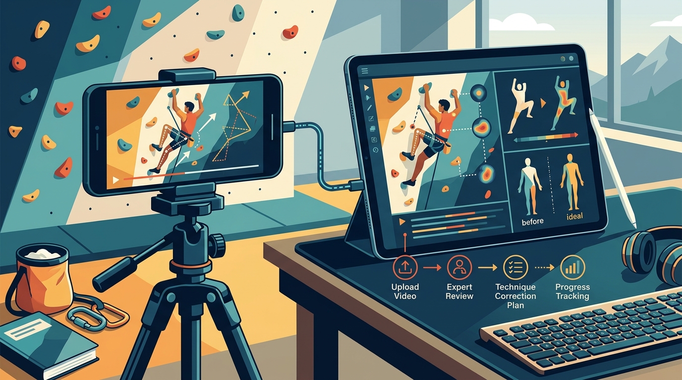 How to Find a Professional Climbing Coach for Remote Video Analysis and Form Correction