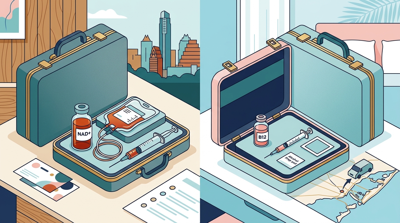 Concierge NAD+ and B12 Injection Services in Austin and Miami: A City-by-City Breakdown for 2026