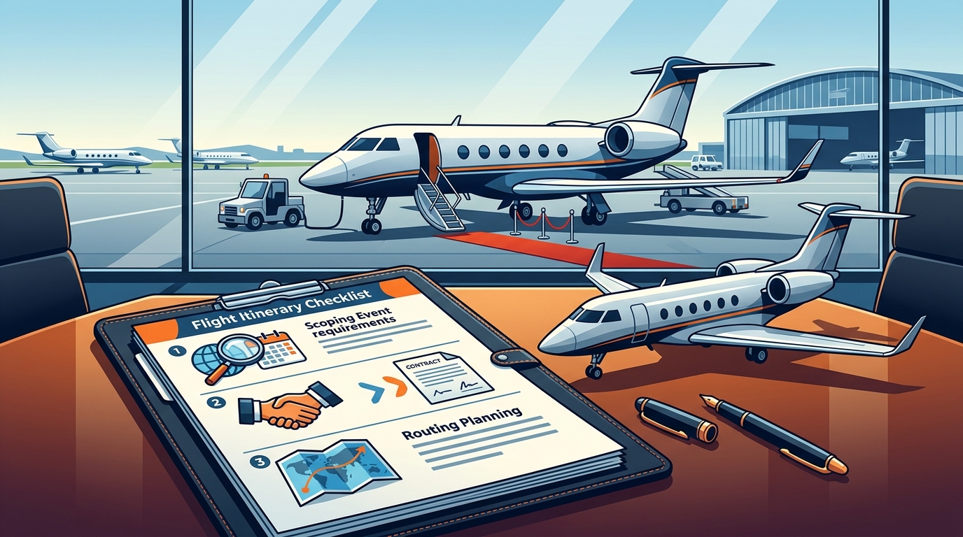 How to Book a Private Jet for a Corporate Event: A Step-by-Step Guide