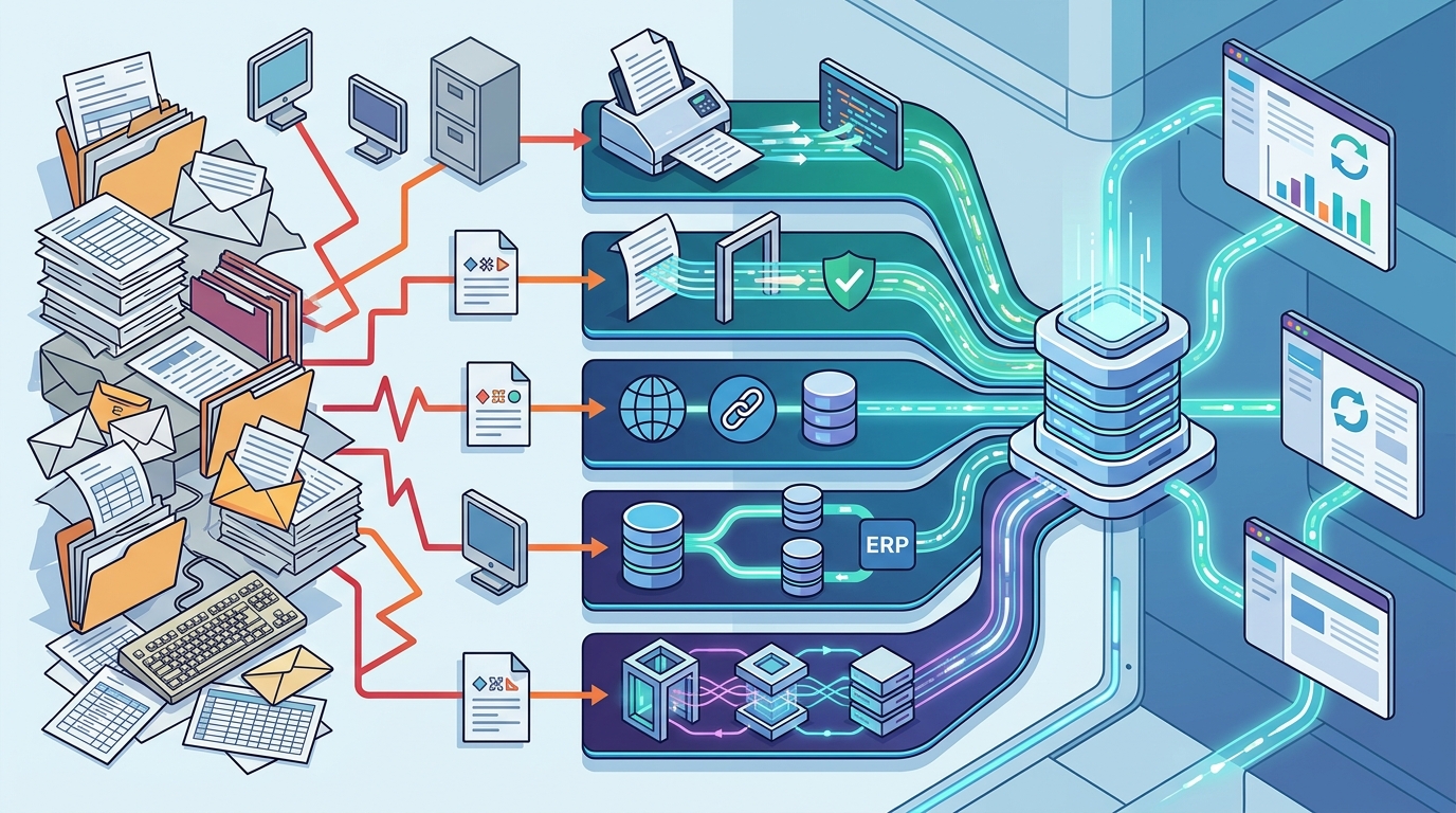 5 Automation Layers That Eliminate Manual Data Entry From Supplier Onboarding