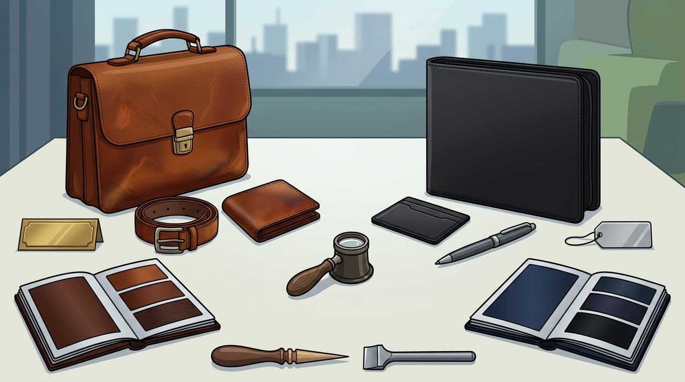 Italian leather vs French leather for luxury business accessories? - trevony.com