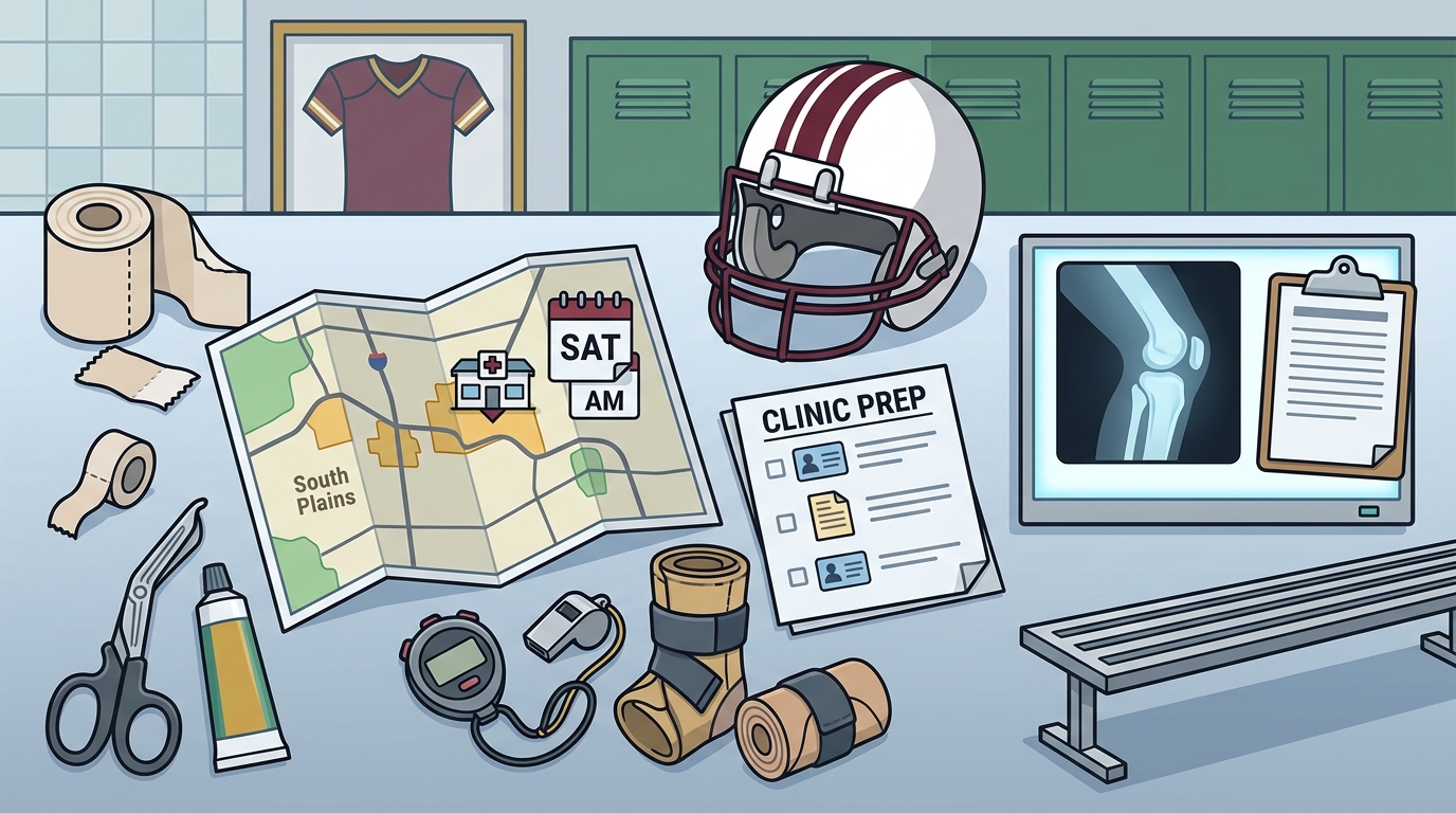 Step-by-Step: Finding a Saturday Morning Injury Clinic for High School Athletes in the South Plains