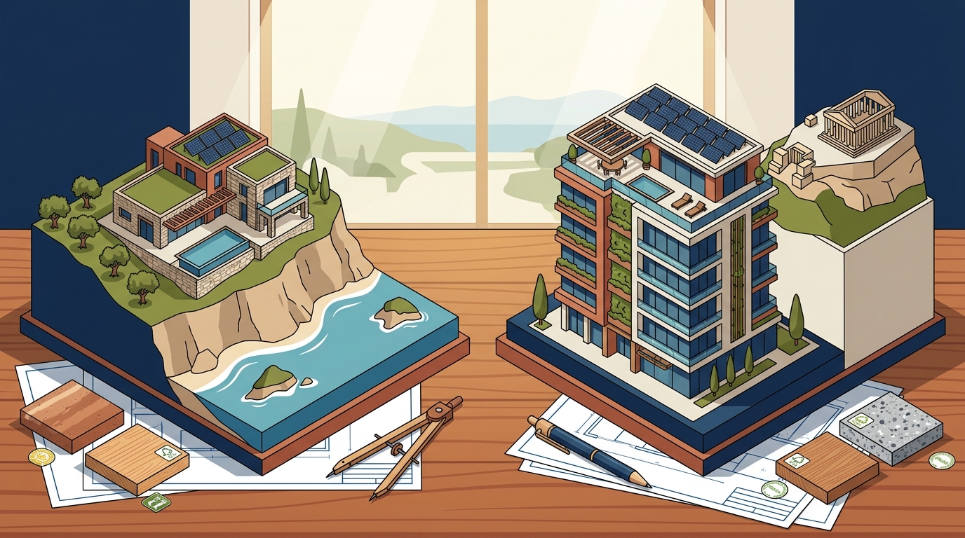 Top Sustainable Real Estate Developers for Exclusive Projects in Lefkada and Athens