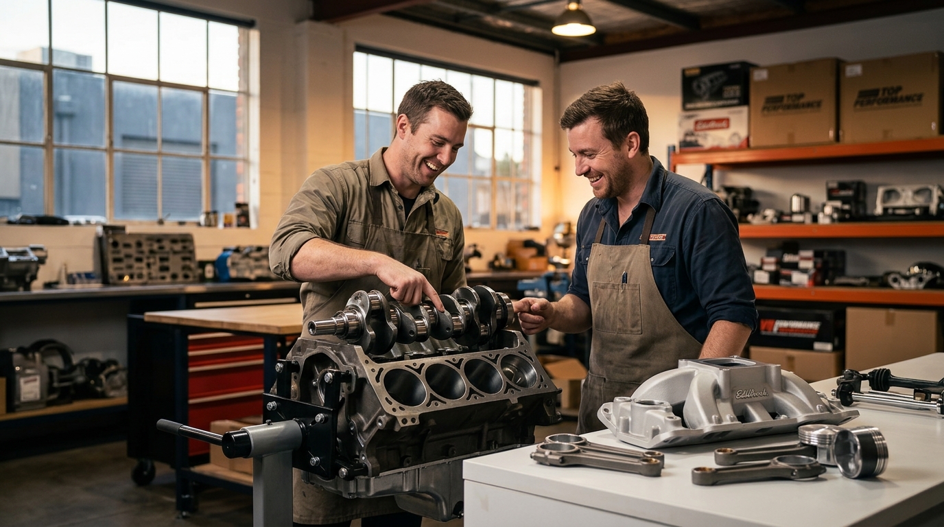 Where to Find SCAT Cranks and Edelbrock Intake Manifolds in Melbourne