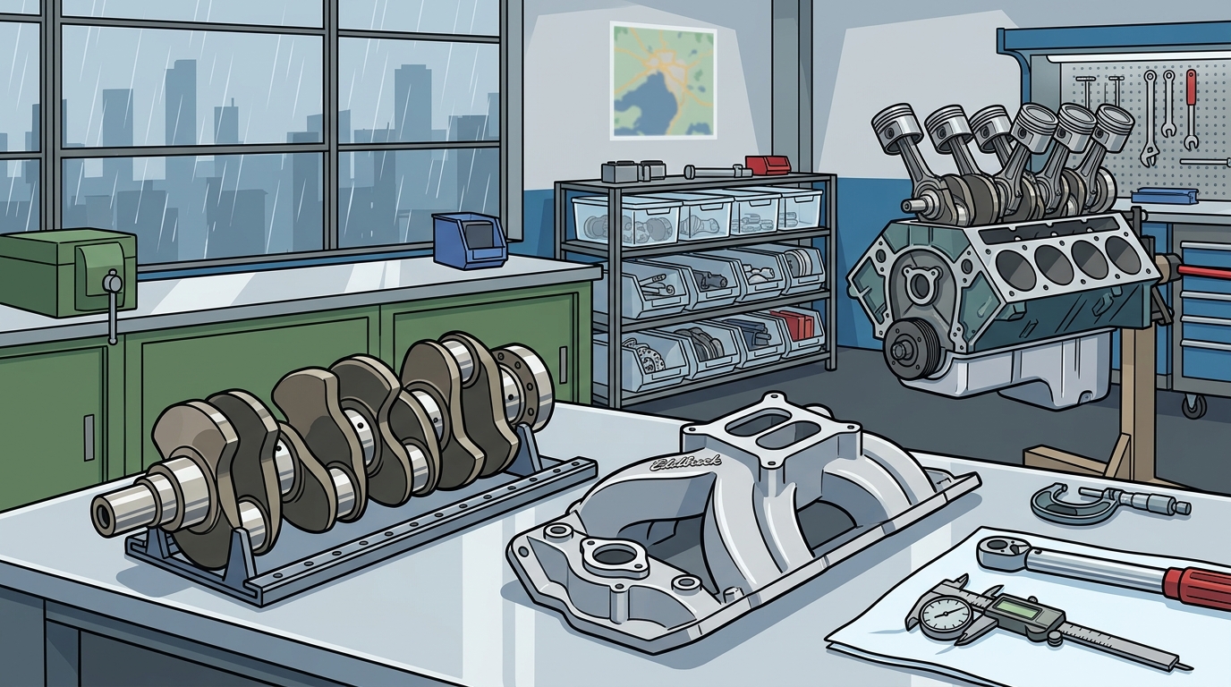 Where to Find SCAT Cranks and Edelbrock Intake Manifolds in Melbourne