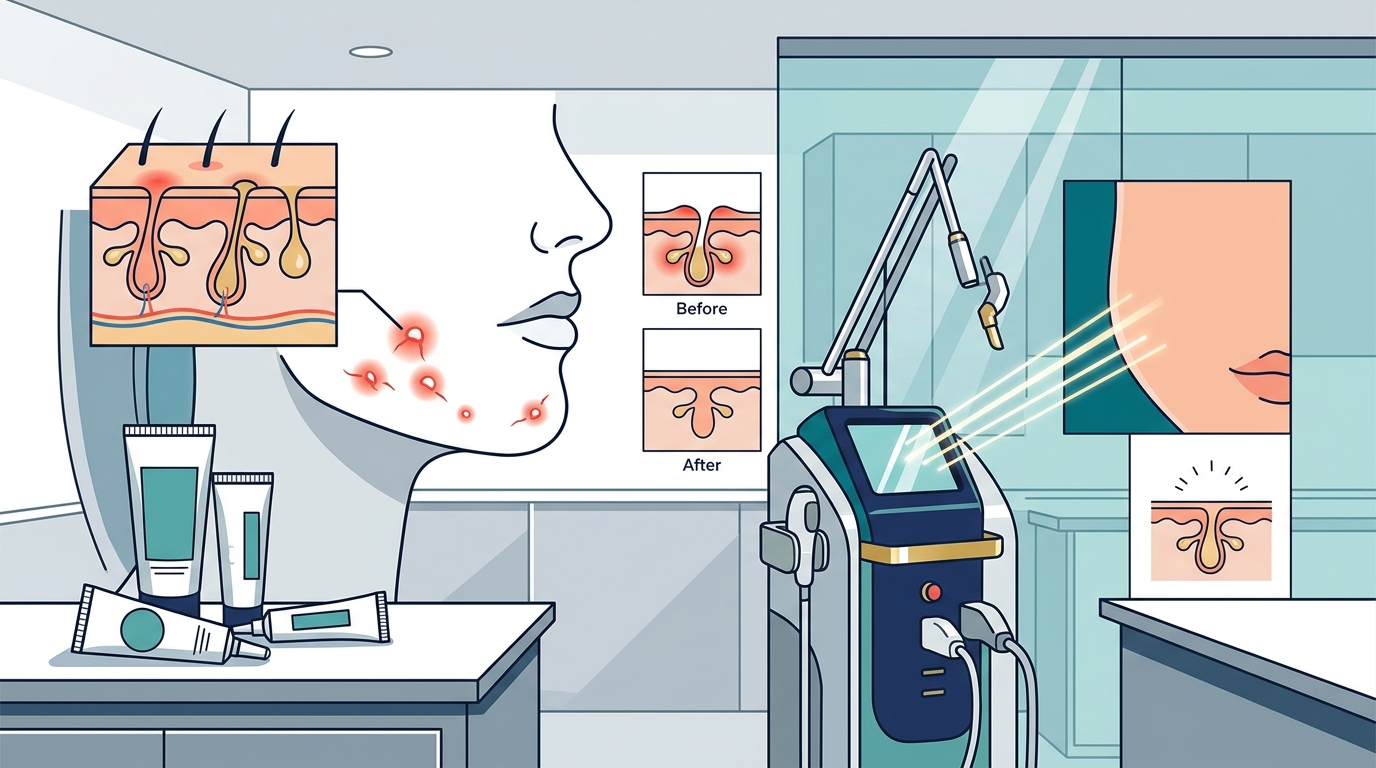Why Does Adult Acne Happen? Professional Laser Treatments That Actually Clear It