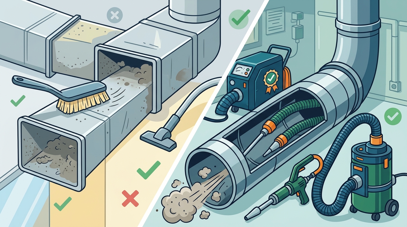Should You DIY or Hire a Pro? Comparing Air Duct Cleaning Methods for Mold and Allergen Removal