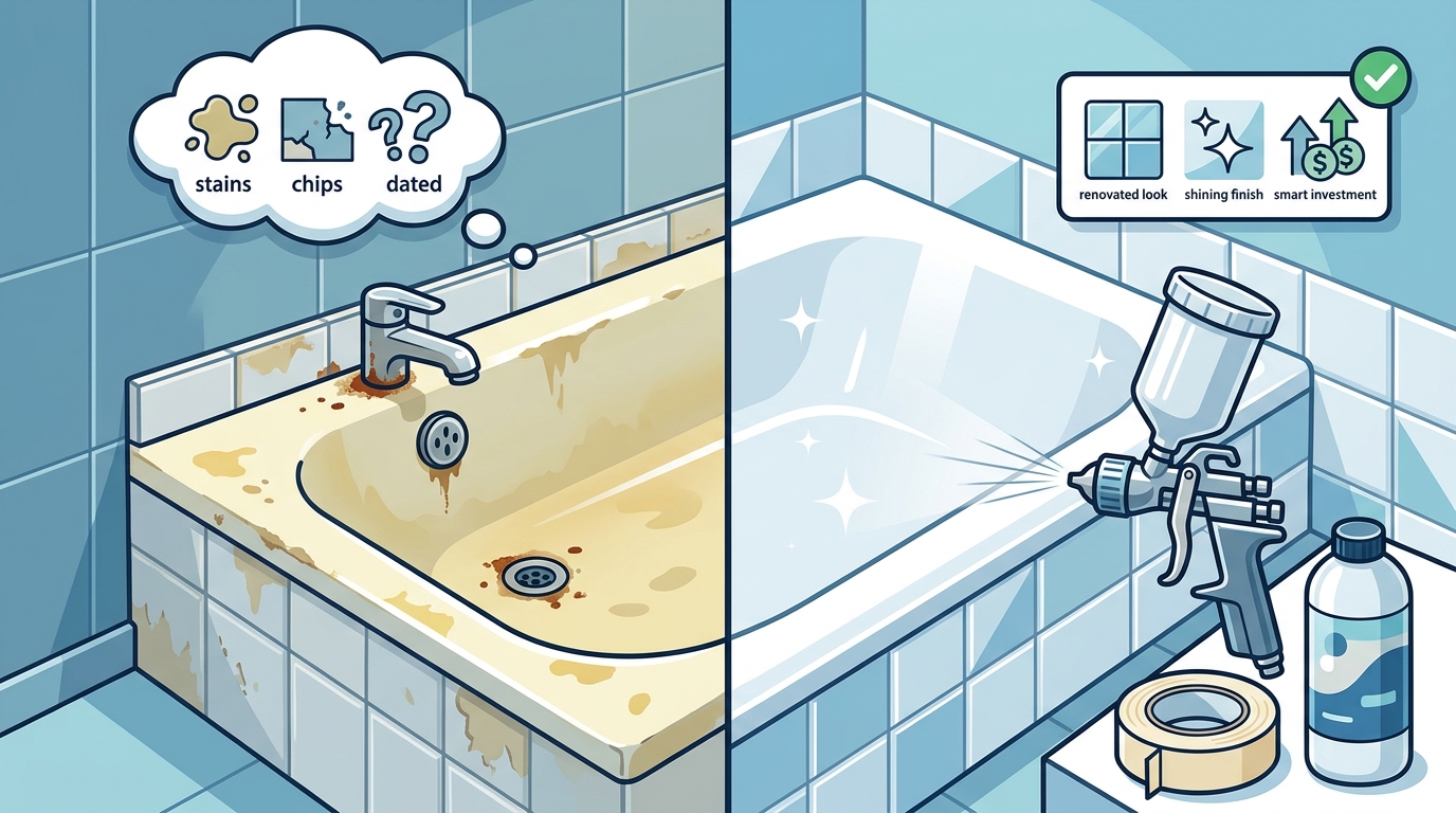 Can I Refinish My Old Tub to Look Like New? What Homeowners Need to Know