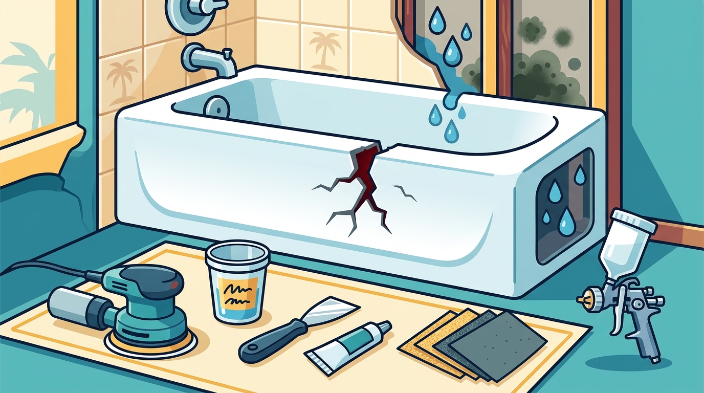 Who Repairs Cracked Fiberglass Tubs in Corona, CA? Your Complete Local Guide