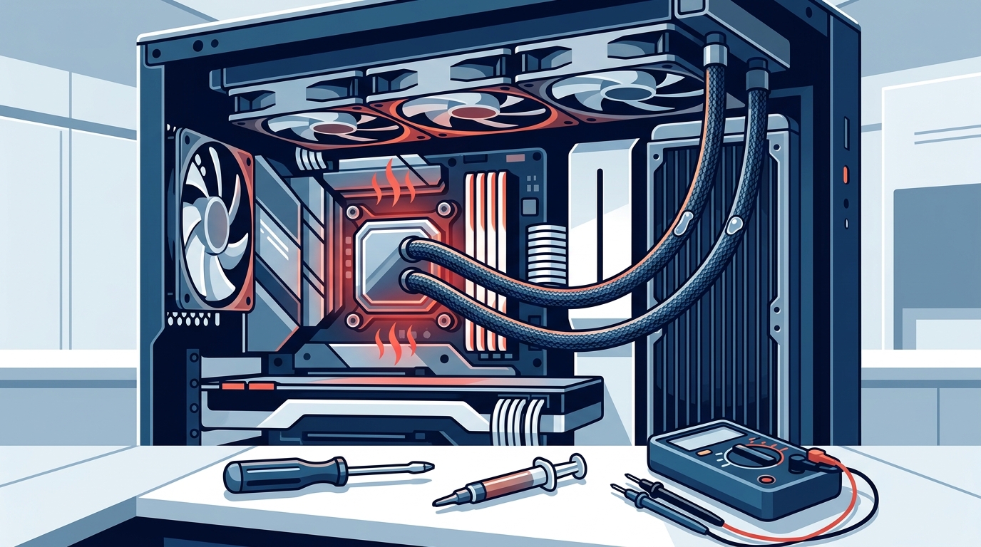 How to Solve Overheating Issues in a PC with a Liquid Cooler: A Step-by-Step Troubleshooting Guide