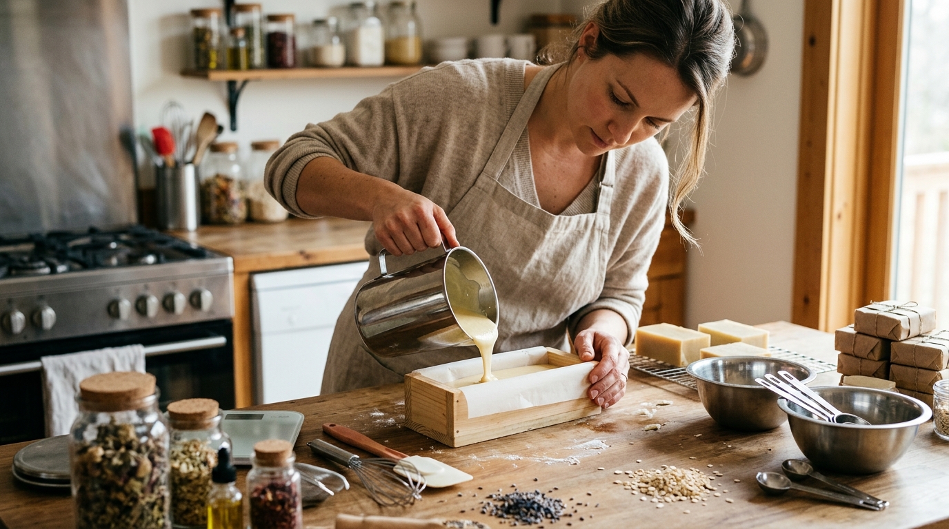 How to Launch a Soap-Making Business From Your Kitchen Table: A Practical Roadmap