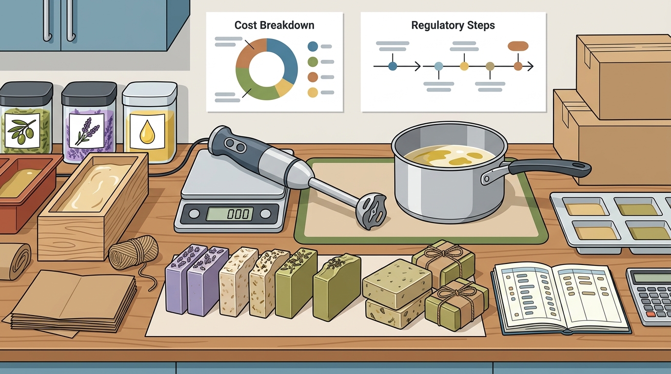 How to Launch a Soap-Making Business From Your Kitchen Table: A Practical Roadmap