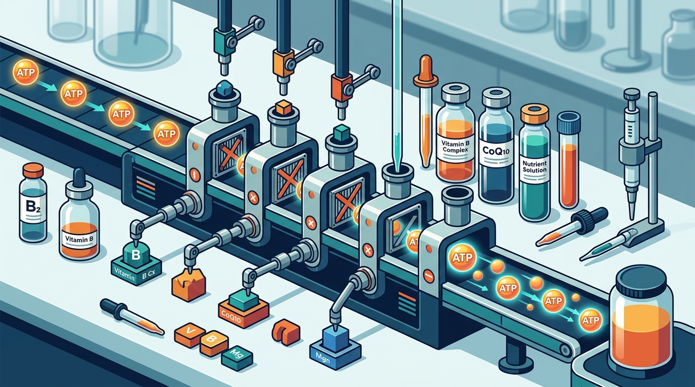 5 Metabolic Bottlenecks That Drain Your Cellular Energy—and the Nutrient Therapies That Fix Them