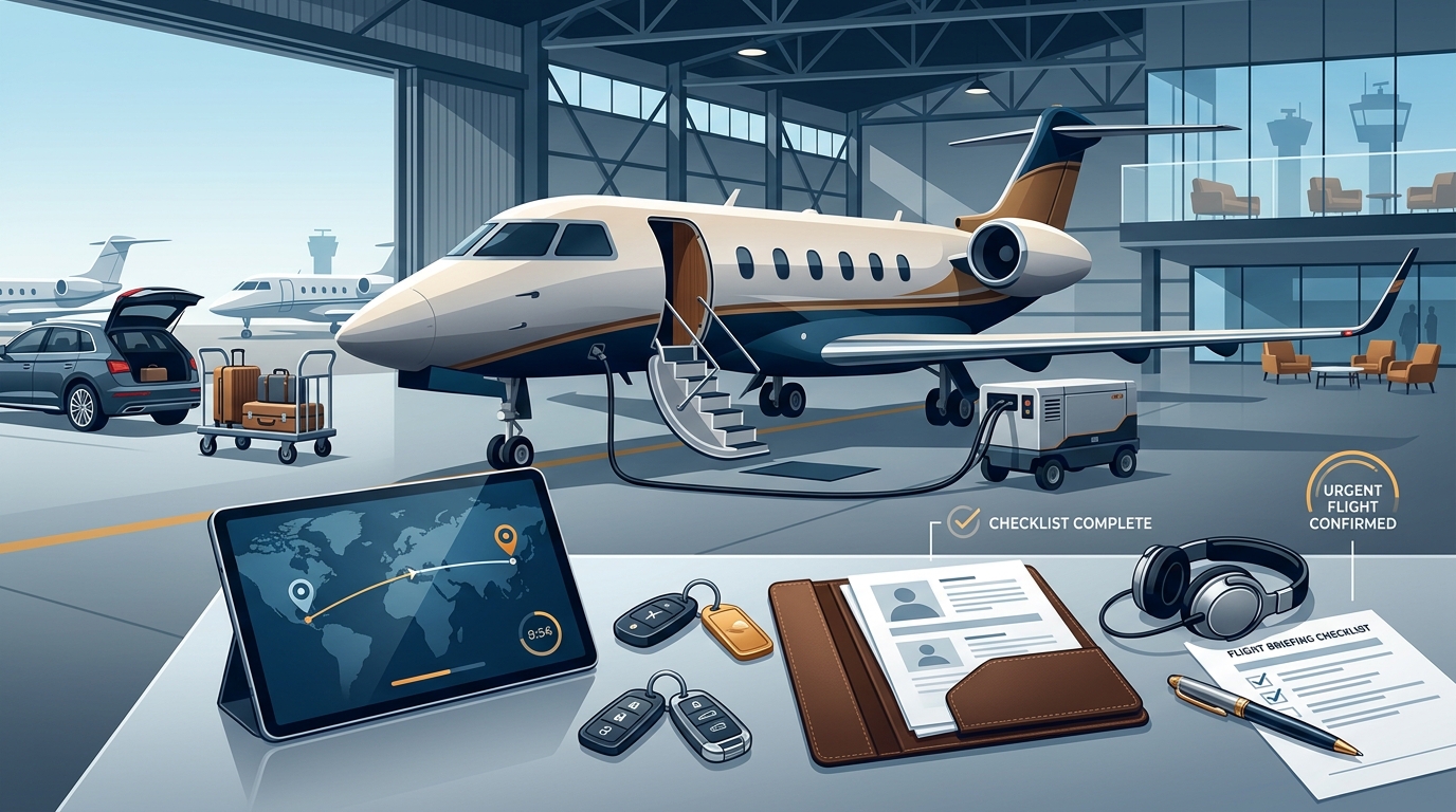 How to Book an Urgent Private Jet Flight: A Step-by-Step Guide