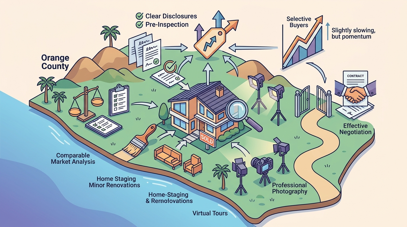 What strategies should I use to maximize my property's sale value in the Orange County market? - cassiefrench.com