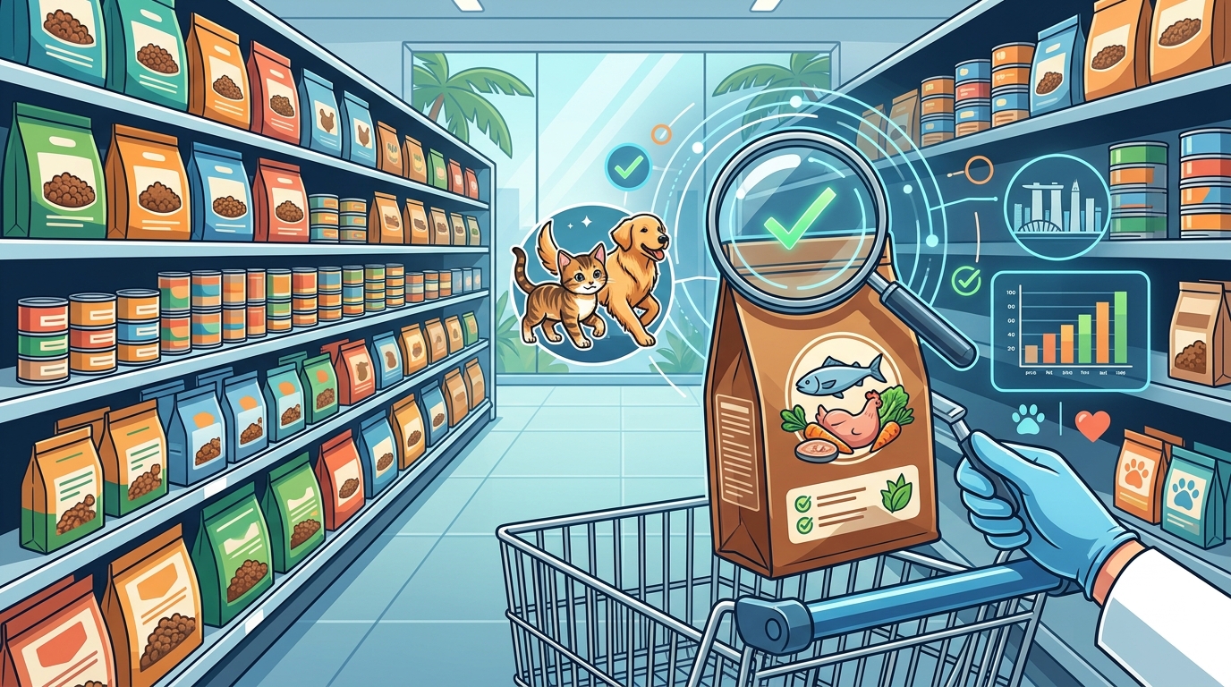 How to Choose Healthy Pet Food in Singapore: A Practical Step-by-Step Guide