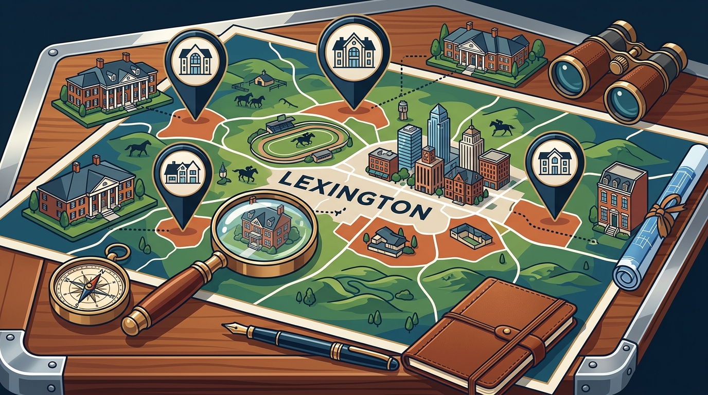 How to Find Luxury Homes for Sale in the Lexington, KY Area: A Neighborhood-by-Neighborhood Approach
