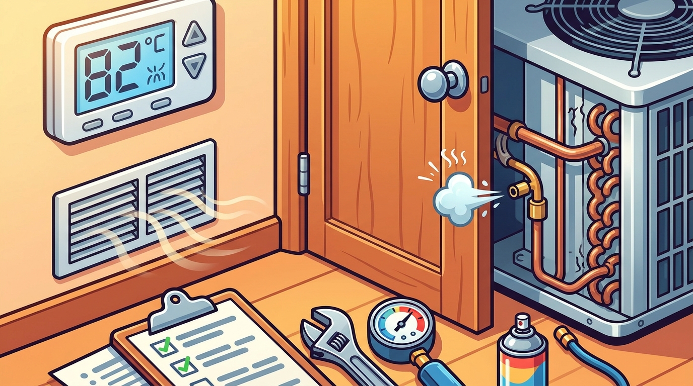 Summer AC Refrigerant Leak: A Homeowner's Action Checklist