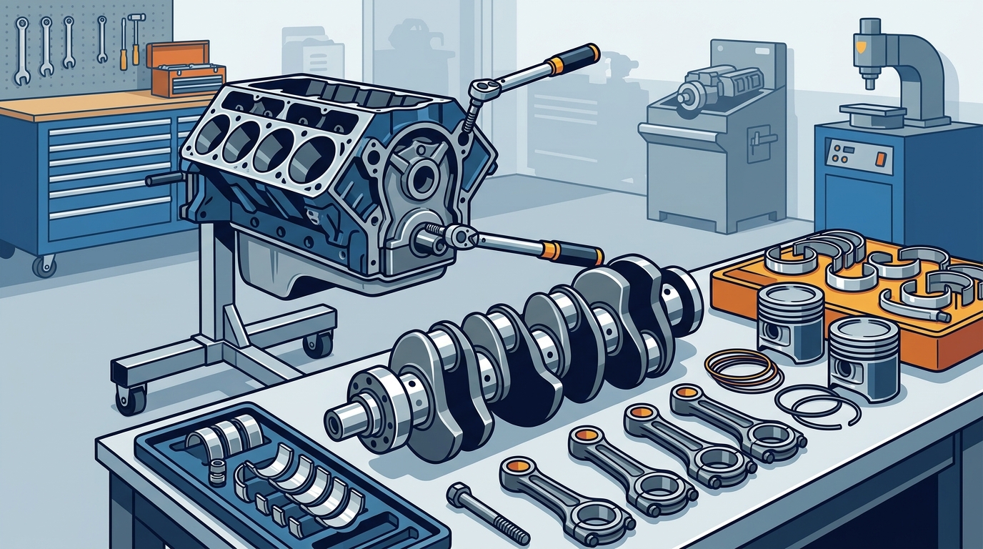 How to Implement a Stroker Kit for a Holden 304 or 308 Engine Project